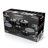 thumbnail of Berlinger Haus Monaco Collection 12-teiliges Kochgeschirr-Set (mattschwarz)