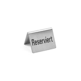 thumbnail of 4x Tischschild Reserviert 50x35x(H)40mm