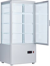 thumbnail of Weißglas 4-seitig gekühlte Gebäckvitrine 78 lt +2 +10 °C 44,7x40x96,9h cm
