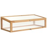 thumbnail of tectake Serre Châssis de Jardin pour Carré Potager 115 x 53 x 34 cm 115 x 53 x 34 cm Marron