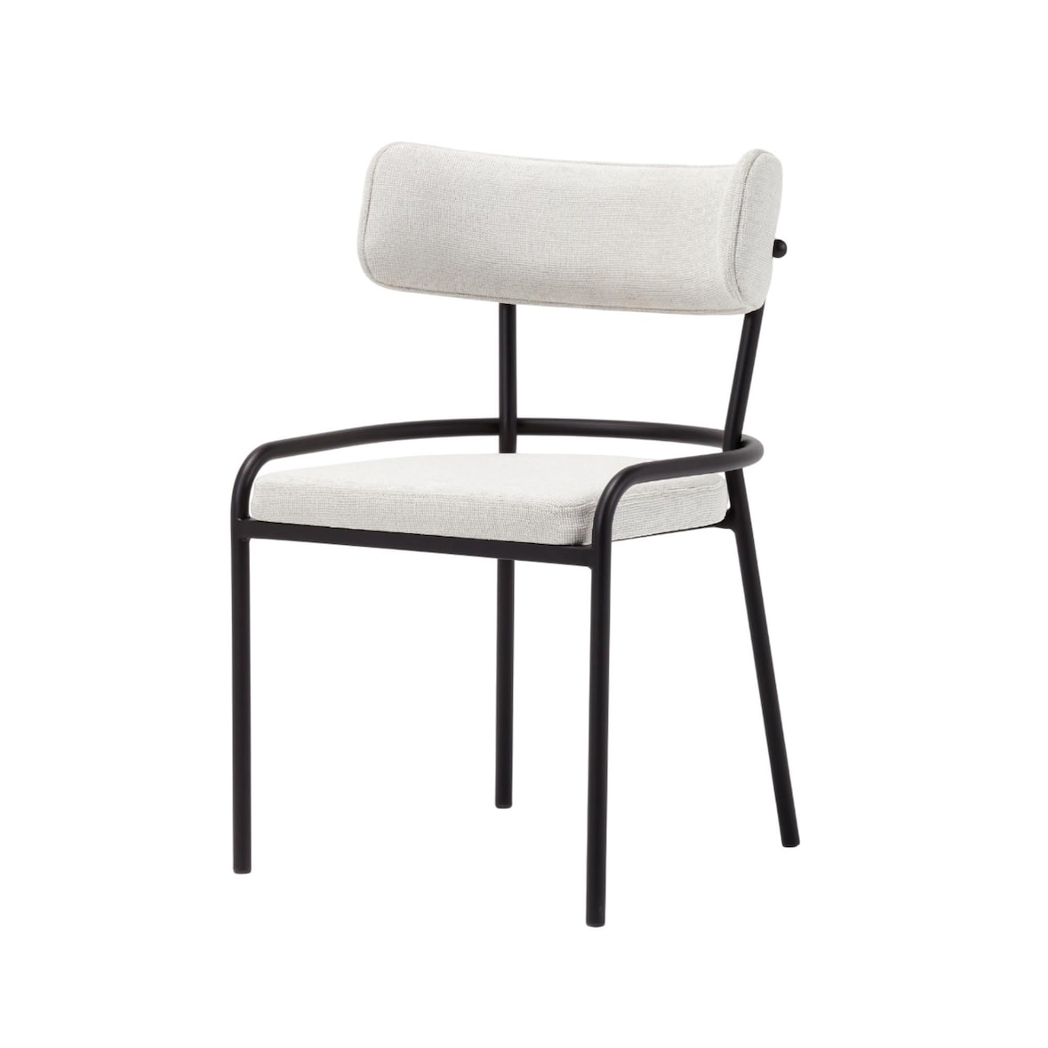 WellHome Pole - Cadeira Minimalista em Cor Mostarda - 55x60x95cm