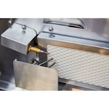 thumbnail of METRO PROFESSIONAL 4 hoofd- en zijbranders gasgrill, 182 x 66 x 125 cm, inclusief zijtafels, verrijdbaar, met remmen,  roestvrij staal, zilver