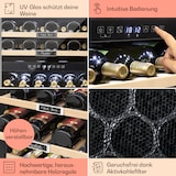thumbnail of Klarstein Vinsider 36 Weinkühlschrank 2 Kühlzonen 5-22°C 85l Edelstahl Edelstahl