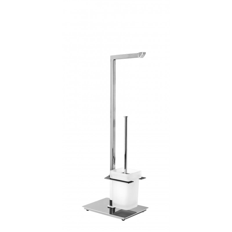 Portarrollos escobillero acero inox brillo