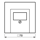 thumbnail of Jung Abdeckung für TAE LC 969 T 249 LC969T249