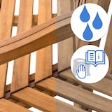 thumbnail of Banco circular para arbol Sonja Teca/200 cm