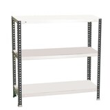 thumbnail of SimonRack Metallregal mit Schrauben 1000x800x500 mm, 3 Böden, 100 kg Biegepunkt, Anthrazit/Weiss - Comfort