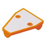 thumbnail of Mini Wasserwaage Kreuzwasserwaage Pyramide mit 2 Libellen rechtwinklig angeordnet Maße: 5,5 x 4,5cm