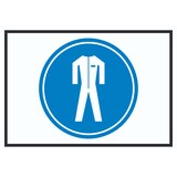 thumbnail of Schutzkleidung tragen Symbol Schild A5 (148x210mm)