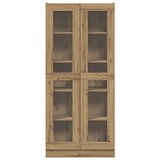 thumbnail of vidaXL Hoge kast 82,5x30,5x185 cm bewerkt hout artisanaal eikenkleur