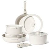 thumbnail of Batterie de cuisine 11 pièces avec poignées amovibles en Granit beige - Tous feux dont induction Just perfecto JL-999 usage non-intensif Just Perfecto