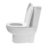 thumbnail of Stand-WC Bidet/Taharet Kombination inkl. Armatur heiß/kalt + Spülkasten + Deckel + Spülventil Komplett-Set