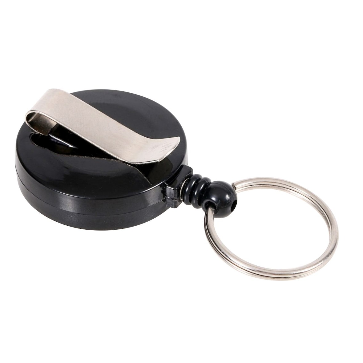 Enrouleur Europel avec porte-clés noir / 10 pièces, 121282