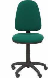 thumbnail of Chaise Ayna avec mécanisme de contact permanent et tissu vert bouteille