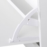 thumbnail of HOMCOM Móvel Cabide de Entrada de 3 Peças Armário de Entrada com Cabide Espelho Sapateira e Gaveta 90x24x116cm Branco