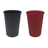 thumbnail of 24x20 Becher als Mehrweg-Set 400 ml PP Ø 90 x 120 mm Schwarz/Rot