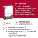 thumbnail of HP ColorChoice-Papier – hervorragende Qualität, hoher Weißgrad und zusätzliche Dicke für Farbdruck, A4, 160 g/m²
