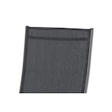 thumbnail of aro verstellbarer Liegestuhl/Relaxsessel klappbar, Stahl/Textilen-Bespannung, schwarz