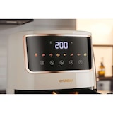 thumbnail of Hyundai Electronics - Digitale airfryer met Kleurendisplay - 4.2 Liter - Wit Rosegoud