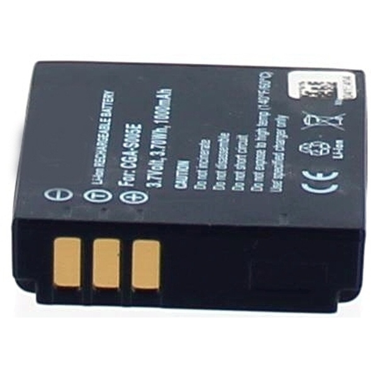 Akku für Panasonic LUMIX DMC-LX2 Li-Ion 3,7 Volt 750 mAh schwarz