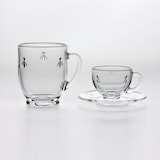 thumbnail of LA ROCHERE Becher 18.5 cl Biene la rochère x6 Transparent Rund Glas