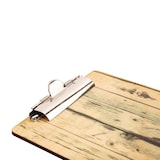 thumbnail of Olympia menu klembord met hout-effect A4