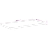 thumbnail of vidaXL Tischplatte 80x40x2,5 cm Rechteckig Massivholz Akazie Baumkante