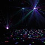 thumbnail of BC-4 Pilzkopf 6-farbig Diskokugel LED Effekt - RGBW + Orange +UV - drehend