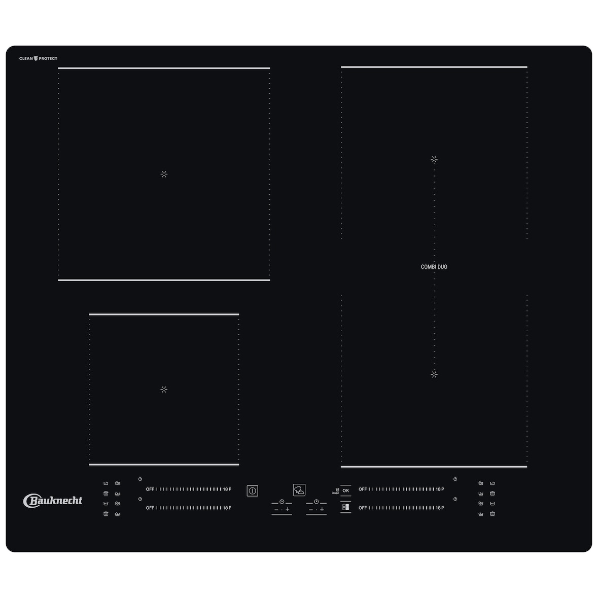 Bauknecht BS 1360B CPNE Induktions-Kochfeld autark 59cm