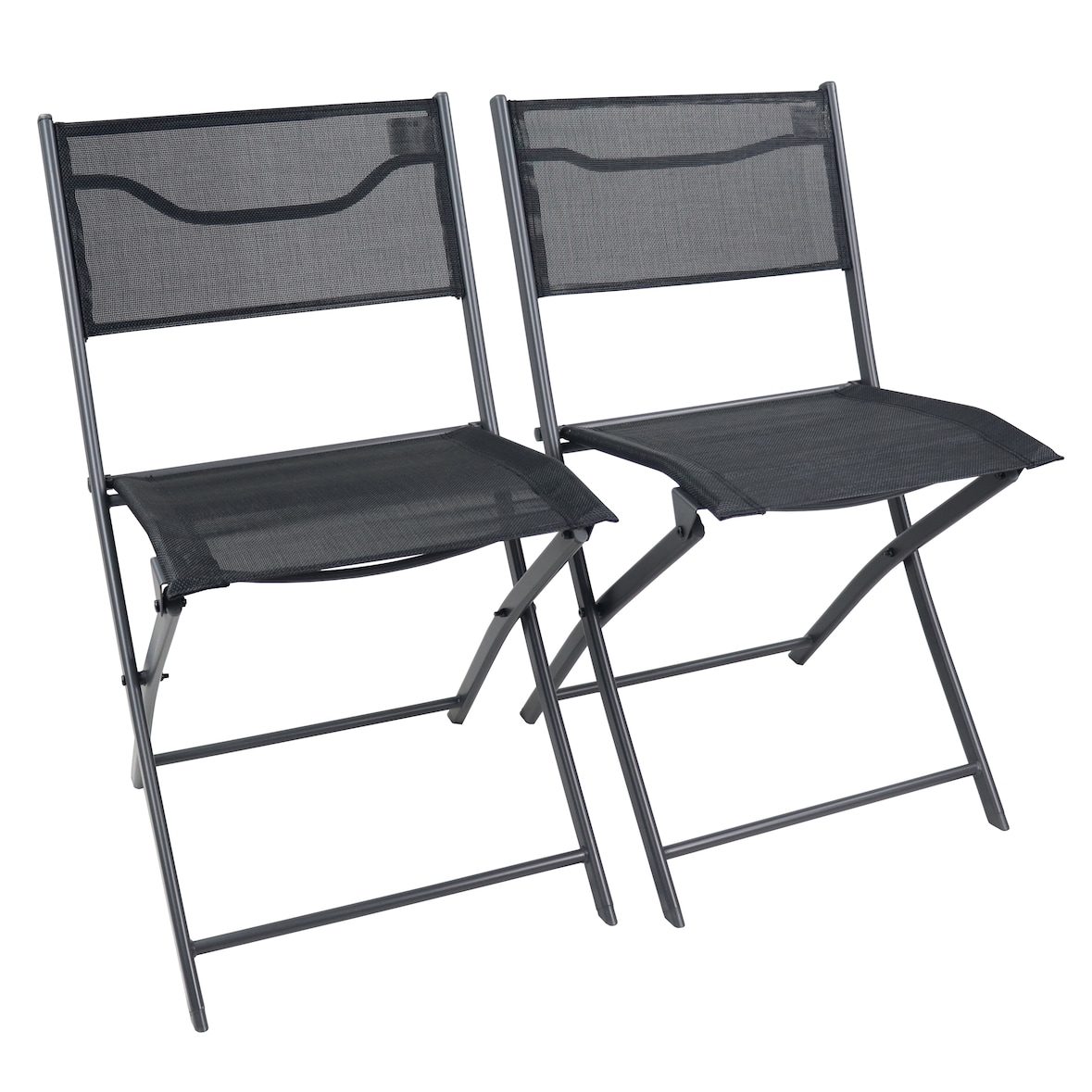 VCM Gartenstuhl Sumila Schwarz H. 79 x B. 45 x T. 46 cm