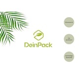 thumbnail of DeinPack Umweltschonende Papier Tragetaschen 25 x braune Papier Tüten 14 x 8 x 40 cm