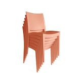 thumbnail of METRO PROFESSIONAL Sedia impilabile da ristorazione Iluna, plastica, terracotta