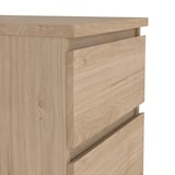 thumbnail of WellHome - Commode de Chambre avec 5 Tiroirs en coloris Chêne 41 x 50 x 112 cm - Sil Oak