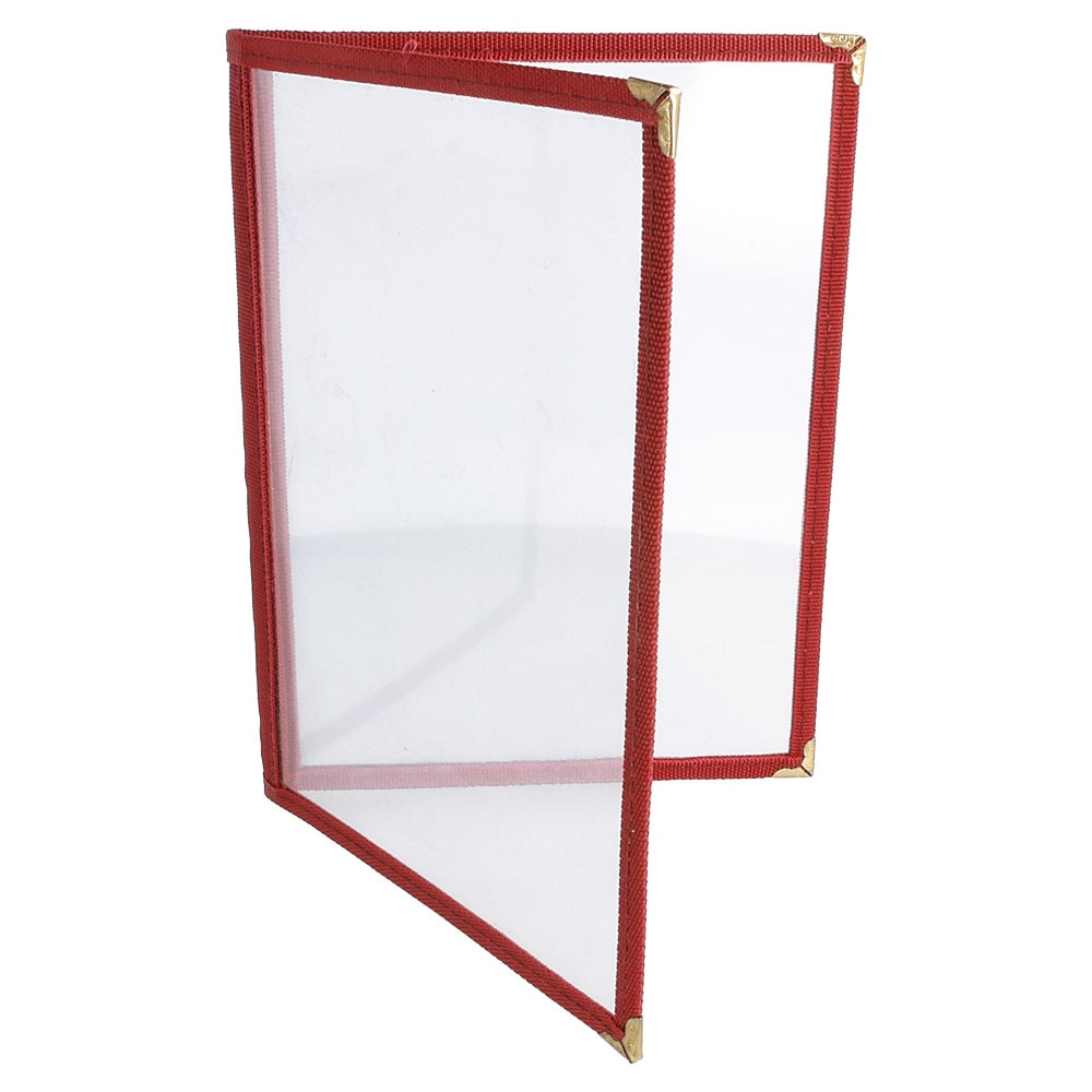 Garcia de Pou - Menu "Américain" Din-A5 2 Corps Bordeaux Pvc