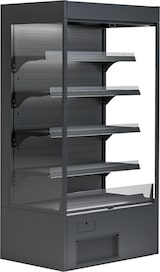 thumbnail of Wandkühlregal Variant 107 Black Line mit Nachtrollo