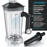 thumbnail of Arendo Standmixer 2000 W, Mixer mit 2 l Mixbehälter, Touchpanel, 24.000 U/min, Timer, 5 Programme