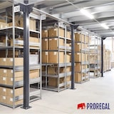 thumbnail of PROREGAL Schwerlastregal Silver Mamba Made in Germany | HxBxT 200x500x50cm | 5 Ebenen je 150kg Fachlast | Verzinkt