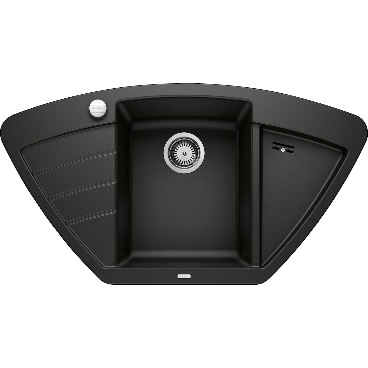 BLANCO ZIA 9 E Spüle, Becken 526030 schwarz 60cm