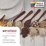 thumbnail of Victoria Getreidemühle Manuelle Gusseiserne Handmühle Mahlen von Kaffee Mais Einstellbare, VIC-30018, Chrom