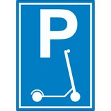 thumbnail of P Parkplatz E- Scooter Aufkleber A3 (297x420mm)