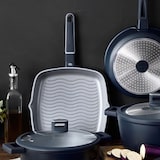 thumbnail of Masterpro Indigo - Grillpan van gegoten aluminium Ø28x5,5cm Geschikt voor inductie