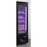 thumbnail of Expositor frigorífico para bebidas, preto, 3 portas de vidro, refrigeração ventilada, LED multicolor, 190 x 183 x 76 cm, 1156L, Polar Série G GP486