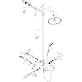 thumbnail of HG Showerpipe CROMETTA S 240 1JET DN 15