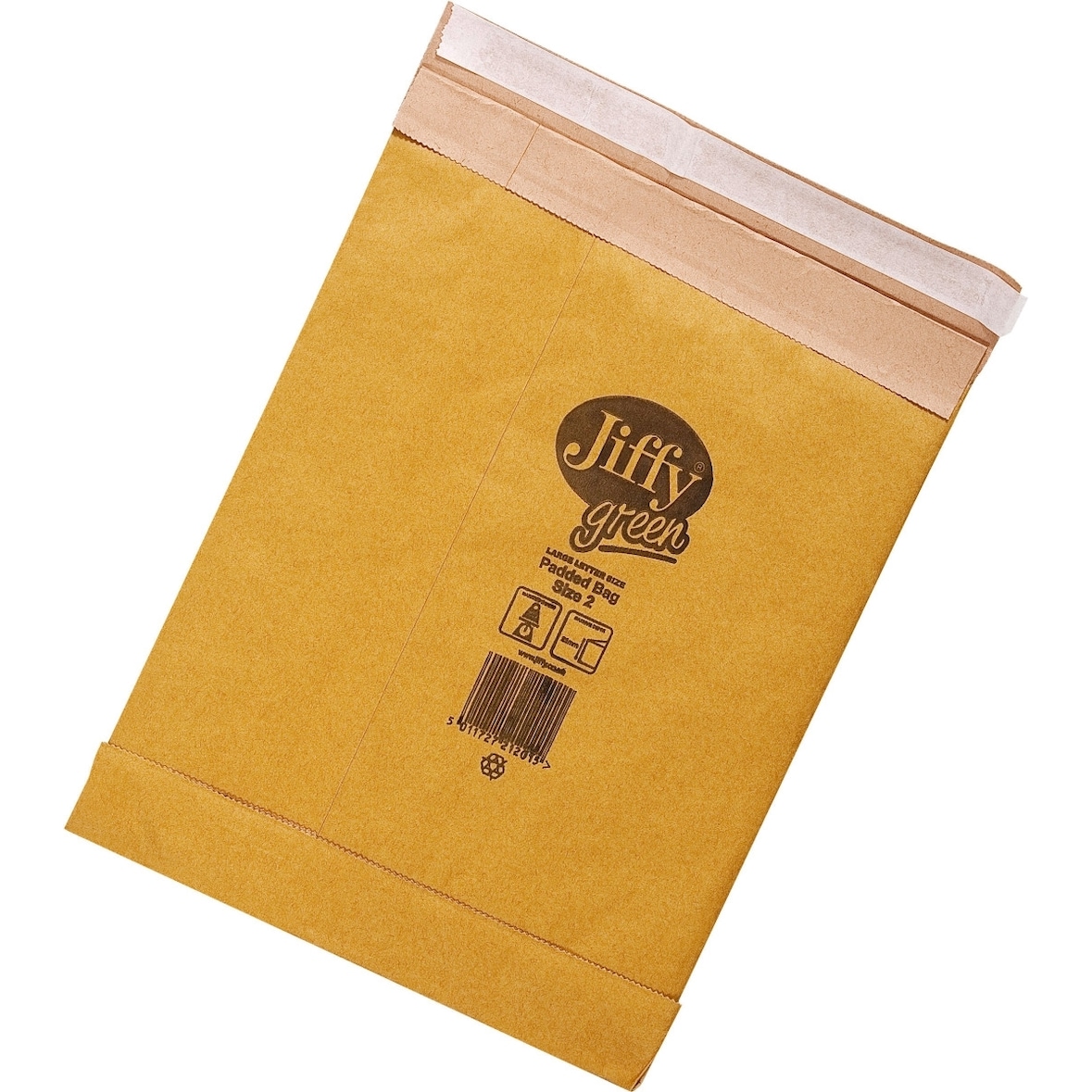 Papierpolstertasche Jiffy 2 Innenmaß 195x280mm braun Packung mit 100 Stück