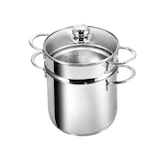 thumbnail of Kopf Pastatopf Makkaroni (Edelstahl, Induktion, Ø 20 cm, mit Siebeinsatz für Gemüse)