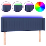 thumbnail of vidaXL LED Kopfteil Blau 147x16x78/88 cm Stoff