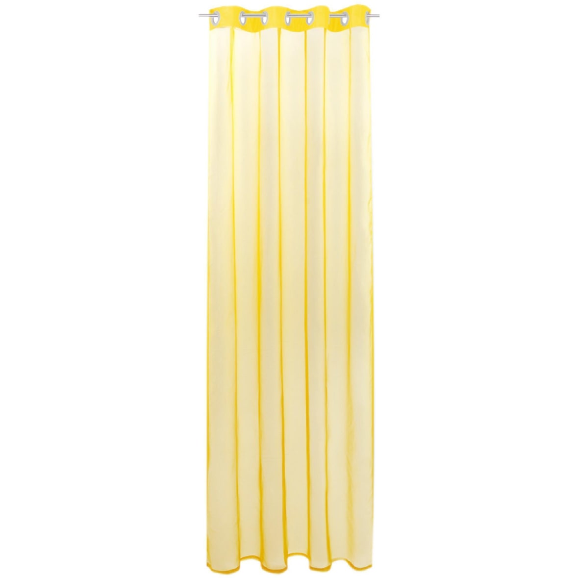 Ösenschal Noella Transparent 140x175cm, Farbe: gelb - lemongelb