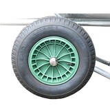 thumbnail of Großmuldenschubkarre Schubkarre 2 Rad "Farmer II" feuerverzinkt 200 Liter Futterkarre Hofkarre Gartenkarre Doppelradschubkarre