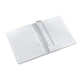 thumbnail of Collegeblock WOW A5, kariert, violett, 2-fach gelocht, mikroperforiert, spiralgebunden, 80 Blatt, 80 g/qm, Sichthülle, PP-Einband, Maße: 307x240x20mm