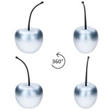 thumbnail of 2er Set Pottery Pots Deko-Kirsche XS Silber matt – 1x E2214-S1-SI